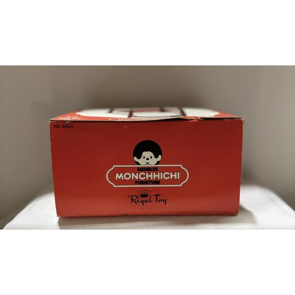 1974 Monchhichi Bench Sekiguchi Japan Wooden Monkey Plush Bench, Factory sealed - Picture 5 of 7